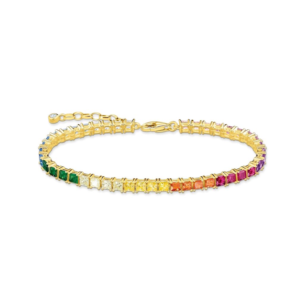 Gallerie Fine Jewellery THOMAS SABO Tennis bracelet colourful stones ...