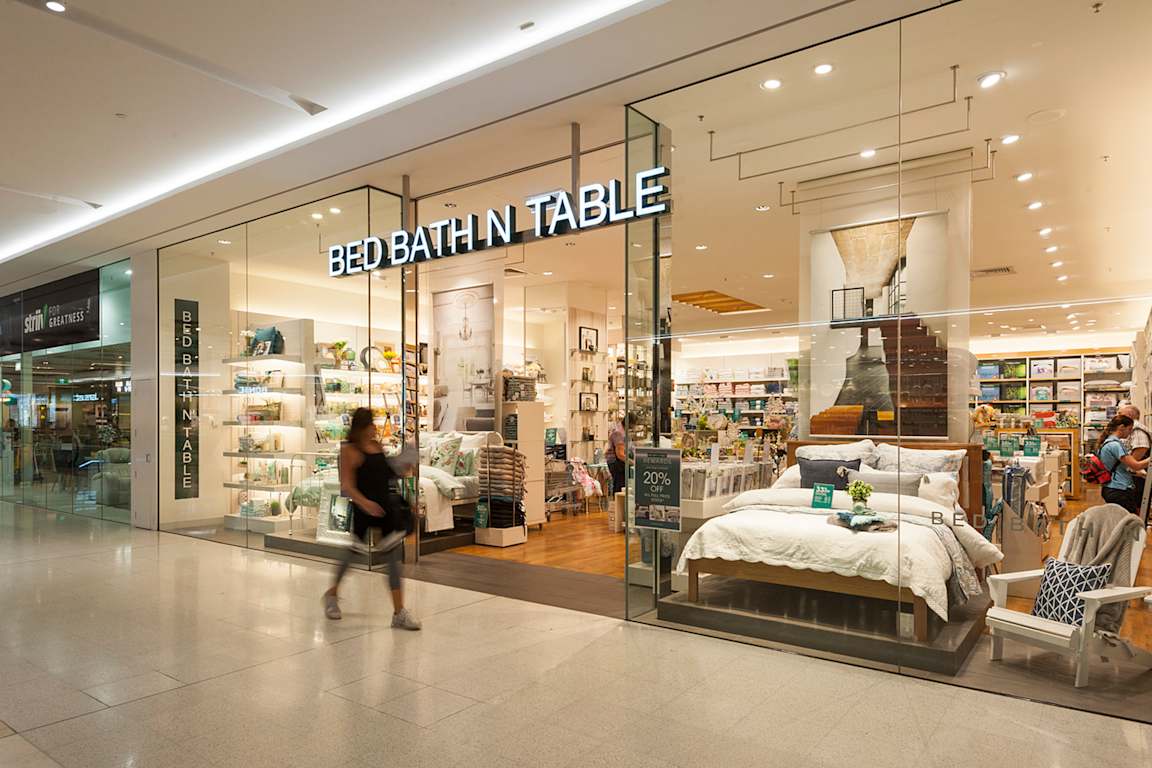 bed bath n table at westfield garden city
