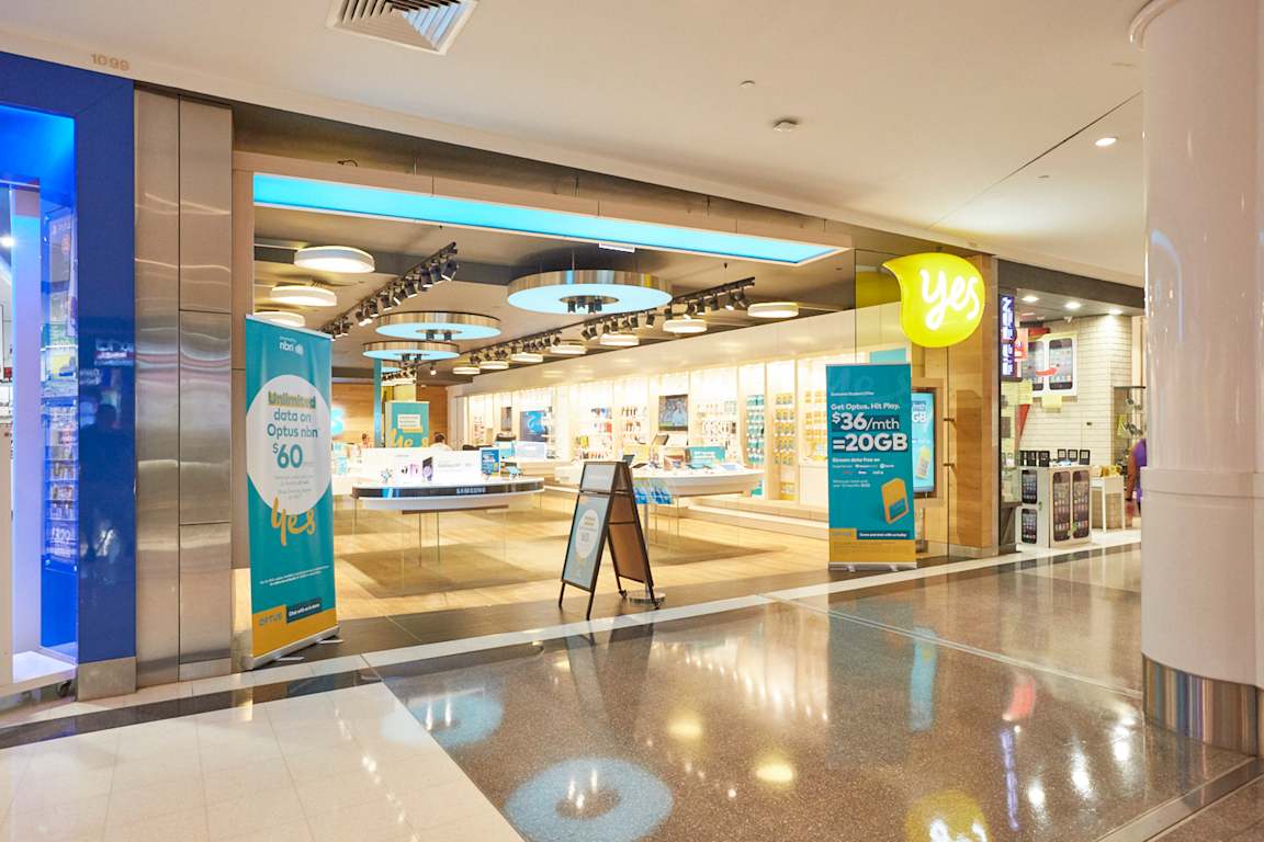 Optus (Click & Collect only) at Westfield Miranda