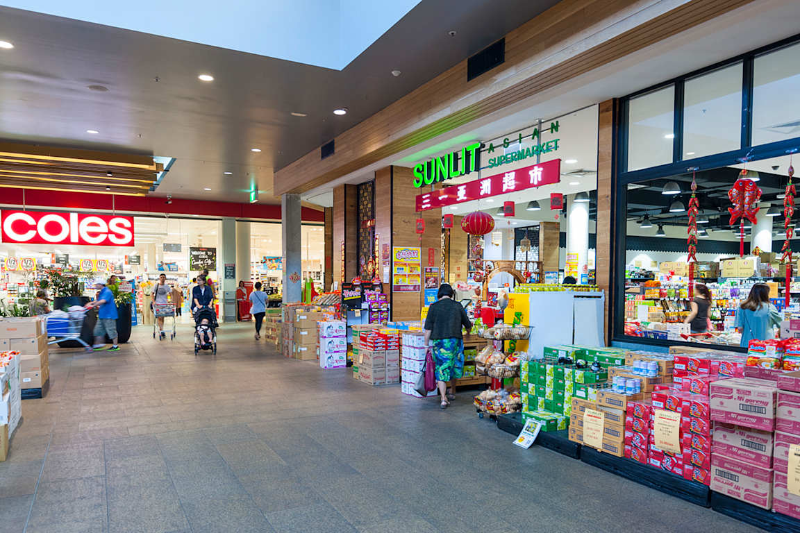 Sunlit Asian Supermarket at Westfield Garden City