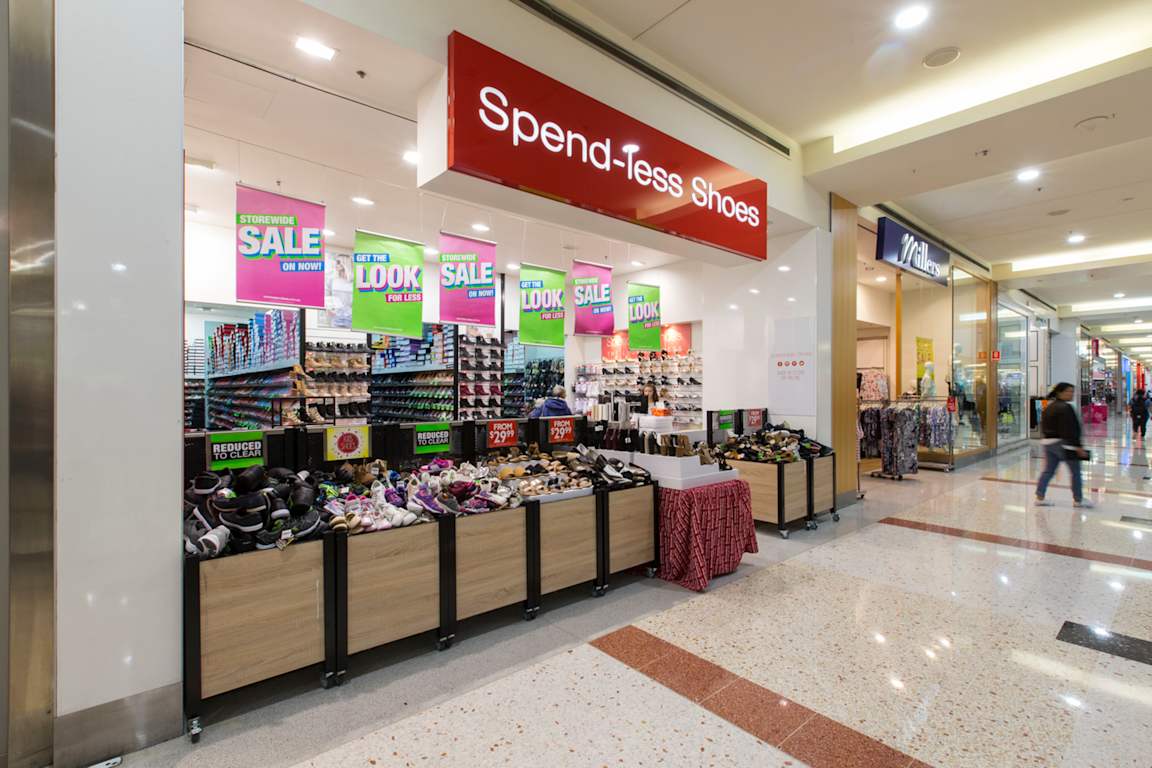 spendless shoes afterpay in store