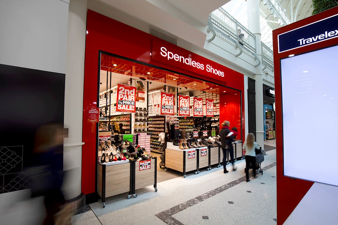 spendless shoes afterpay in store