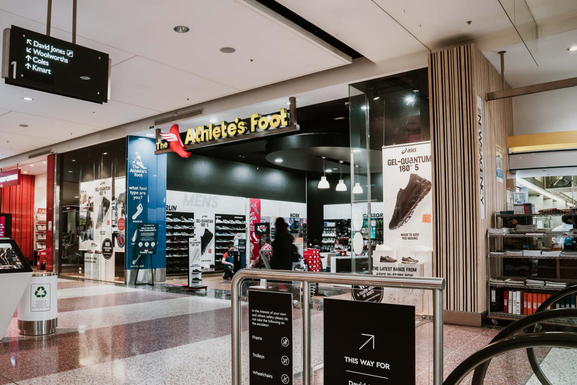 The Athlete's Foot (Temporary closure) at Westfield Hornsby