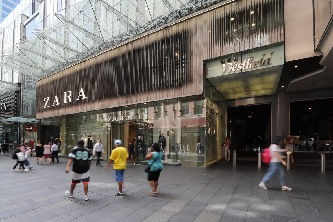 zara pitt st opening hours