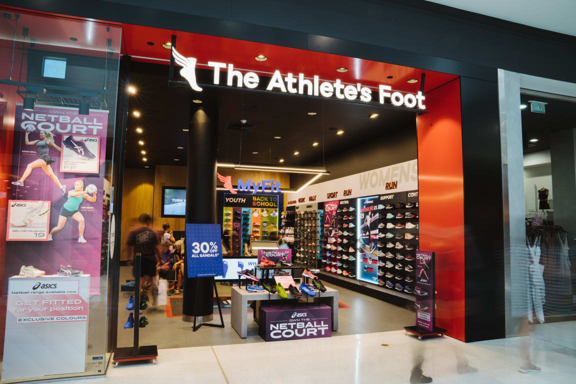 athlete's foot shoe store