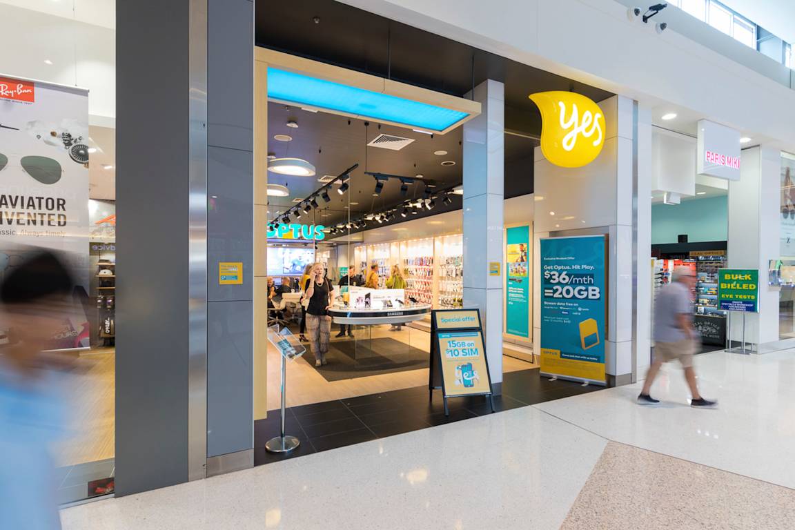 Optus at Westfield Helensvale