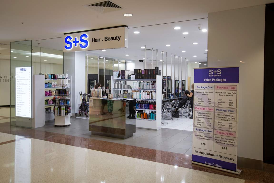 S+S Hair.Beauty at Westfield Chermside