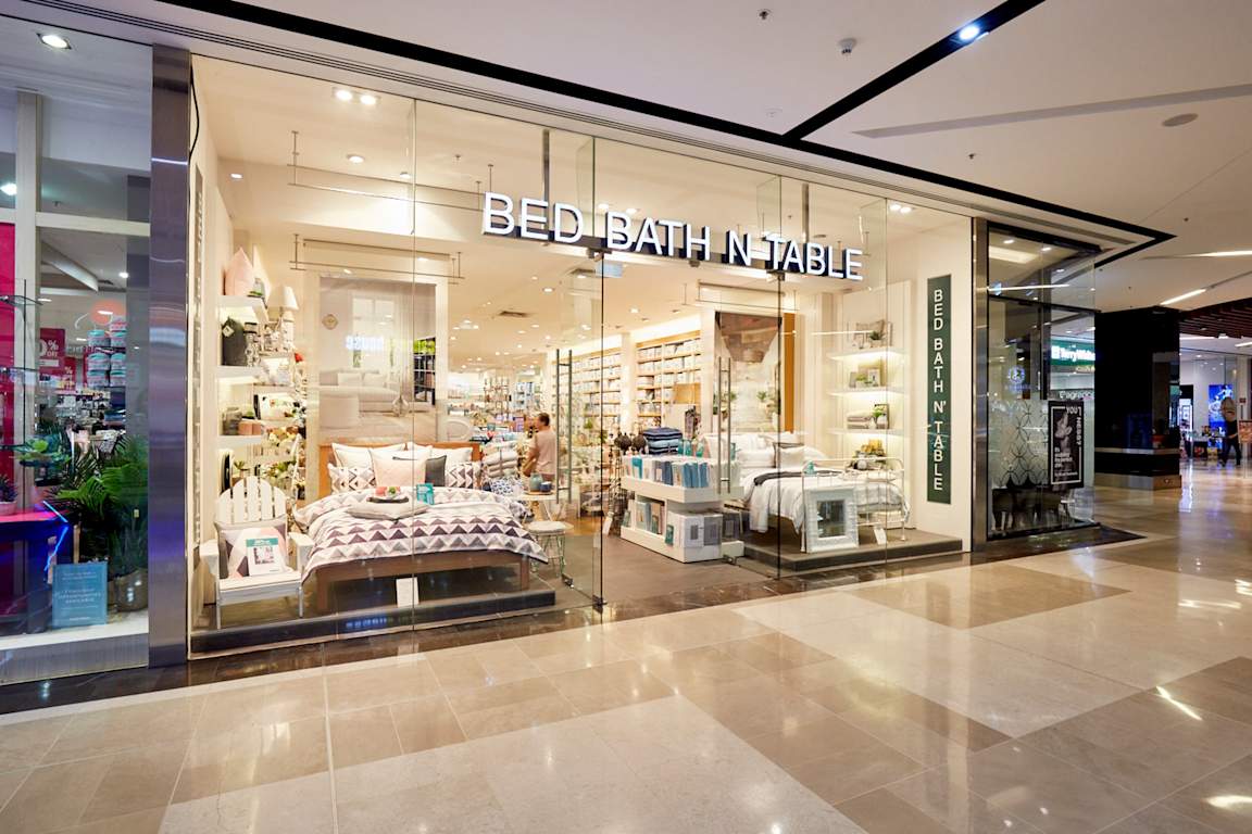 bed bath n table at westfield carindale
