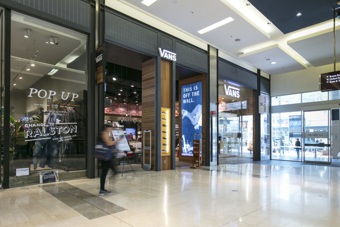 Vans at Westfield Bondi Junction