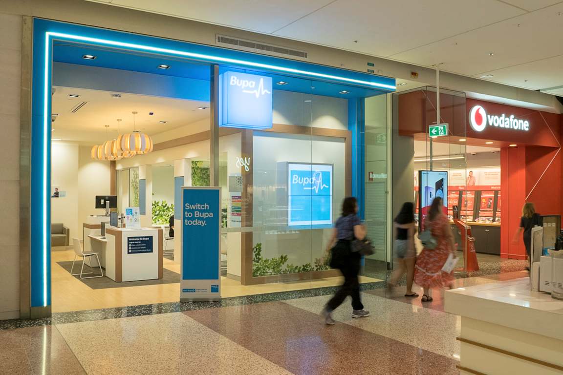 Bupa (Temporary closure) at Westfield Hornsby