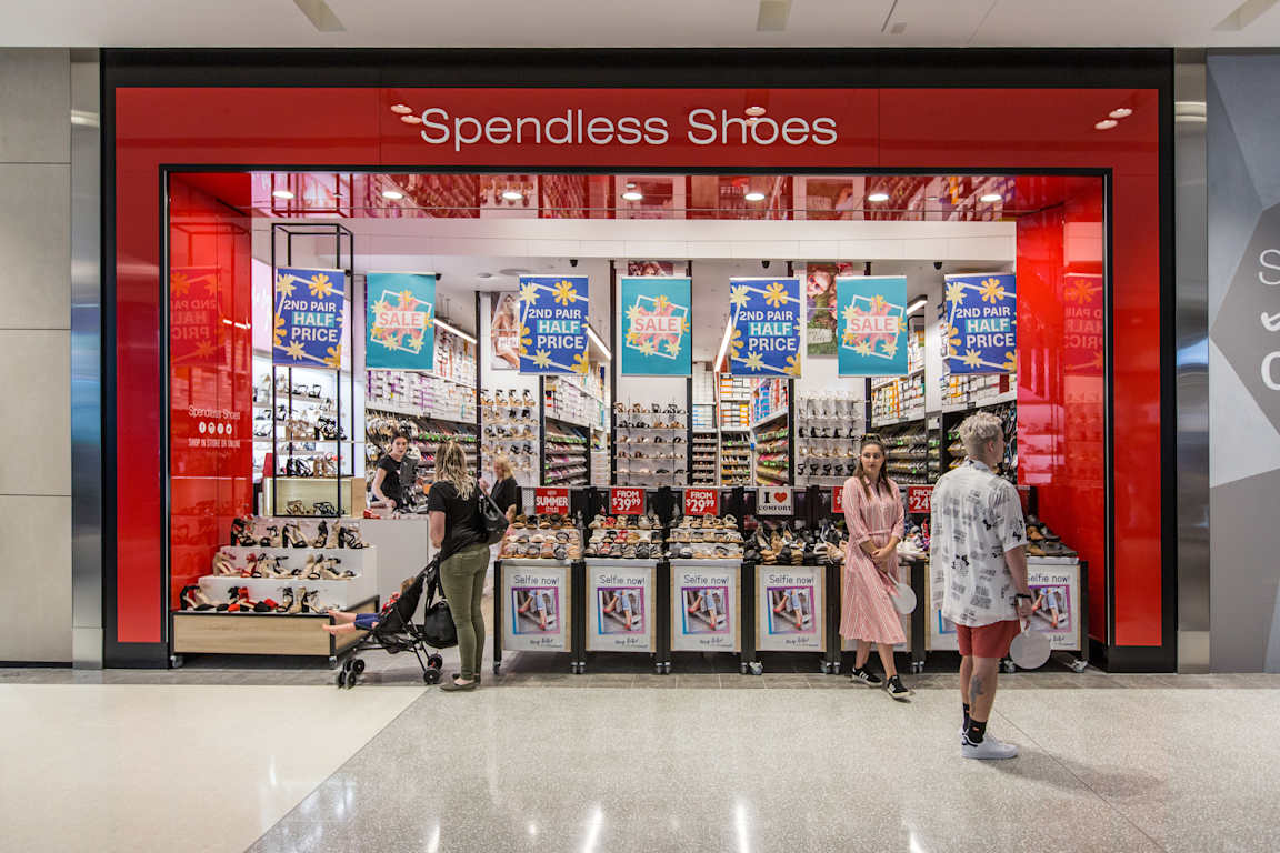 spendless shoes afterpay in store