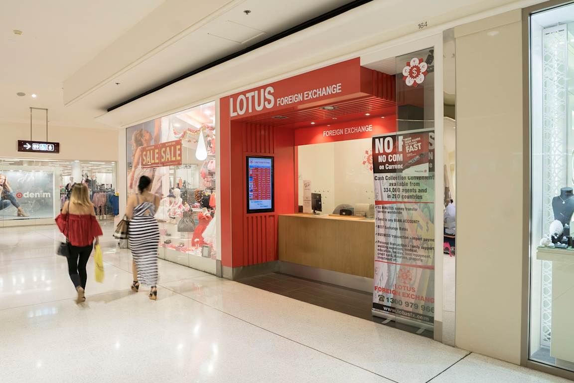 Lotus Foreign Exchange at Westfield Liverpool