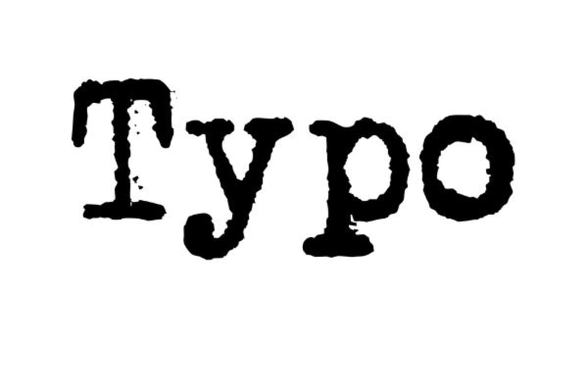 typo at westfield penrith