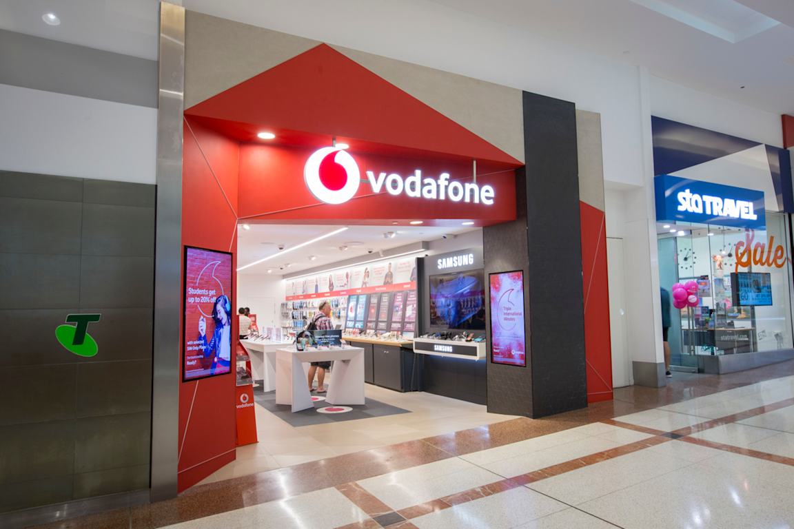 Vodafone (near Myer) at Westfield Chermside