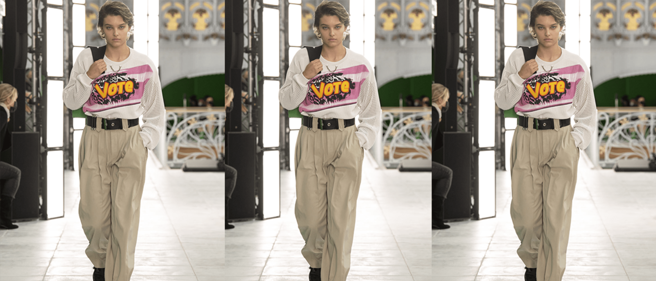 SuzyPFW: Louis Vuitton Plays With Gender, British Vogue