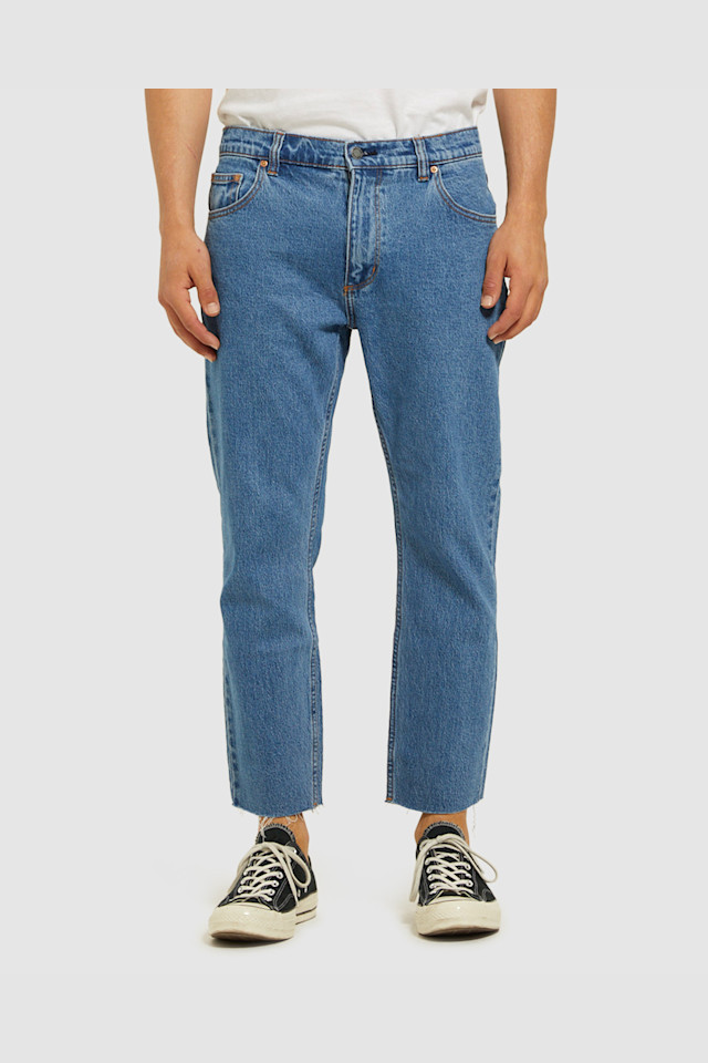 General Pants Relaxo Chop Straight Jeans Mid Stone Blue Westfield Direct