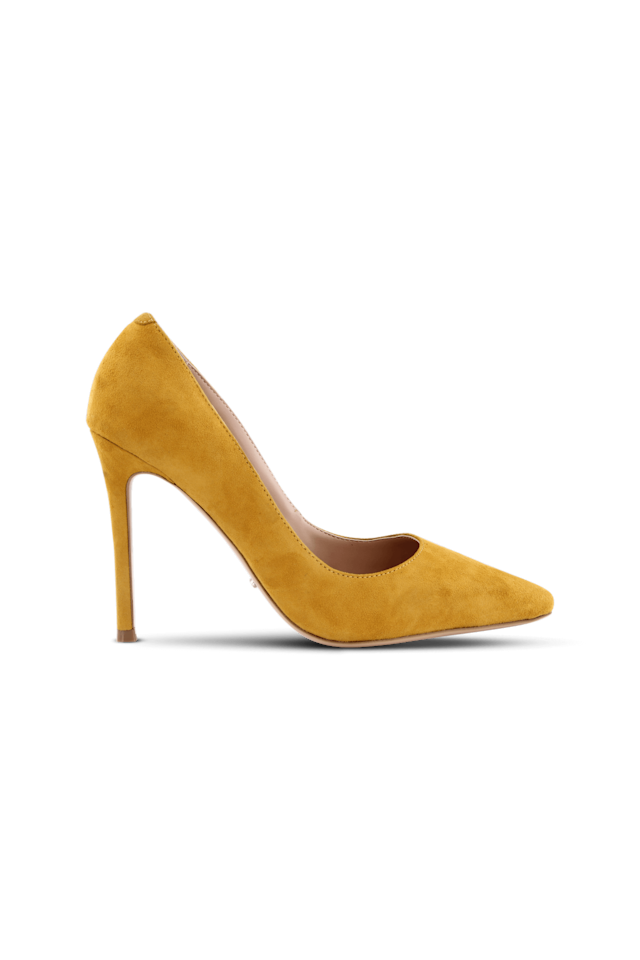 Tony Lotus Mustard Kid Suede Heels Westfield Direct