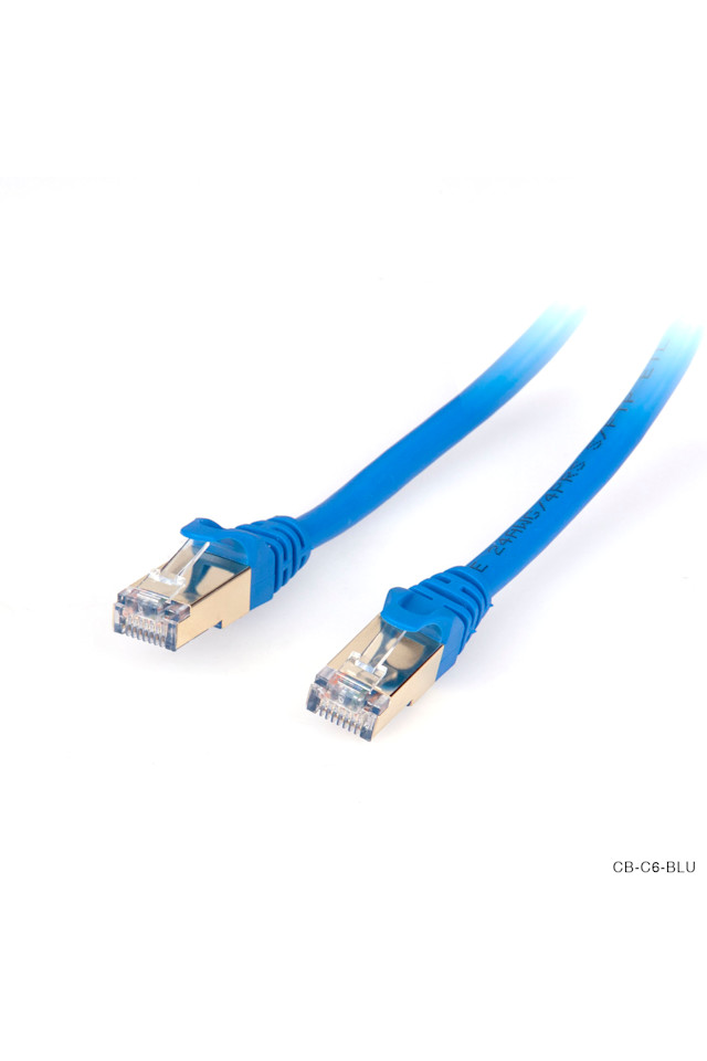 Laser Co. CAT6 0.5m Network Cable NBN Modem 1000Mbps Blue