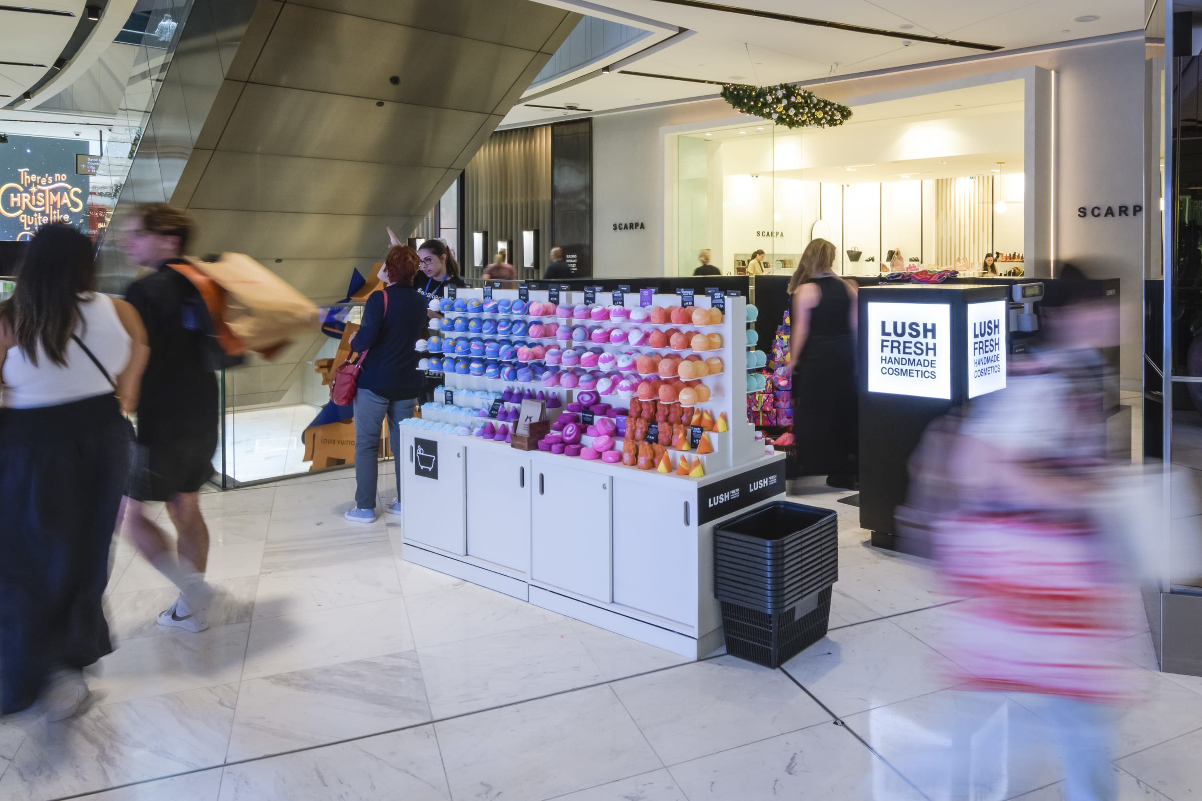 Westfield destinations are the most efficient and productive means for businesses to engage and transact with customers.