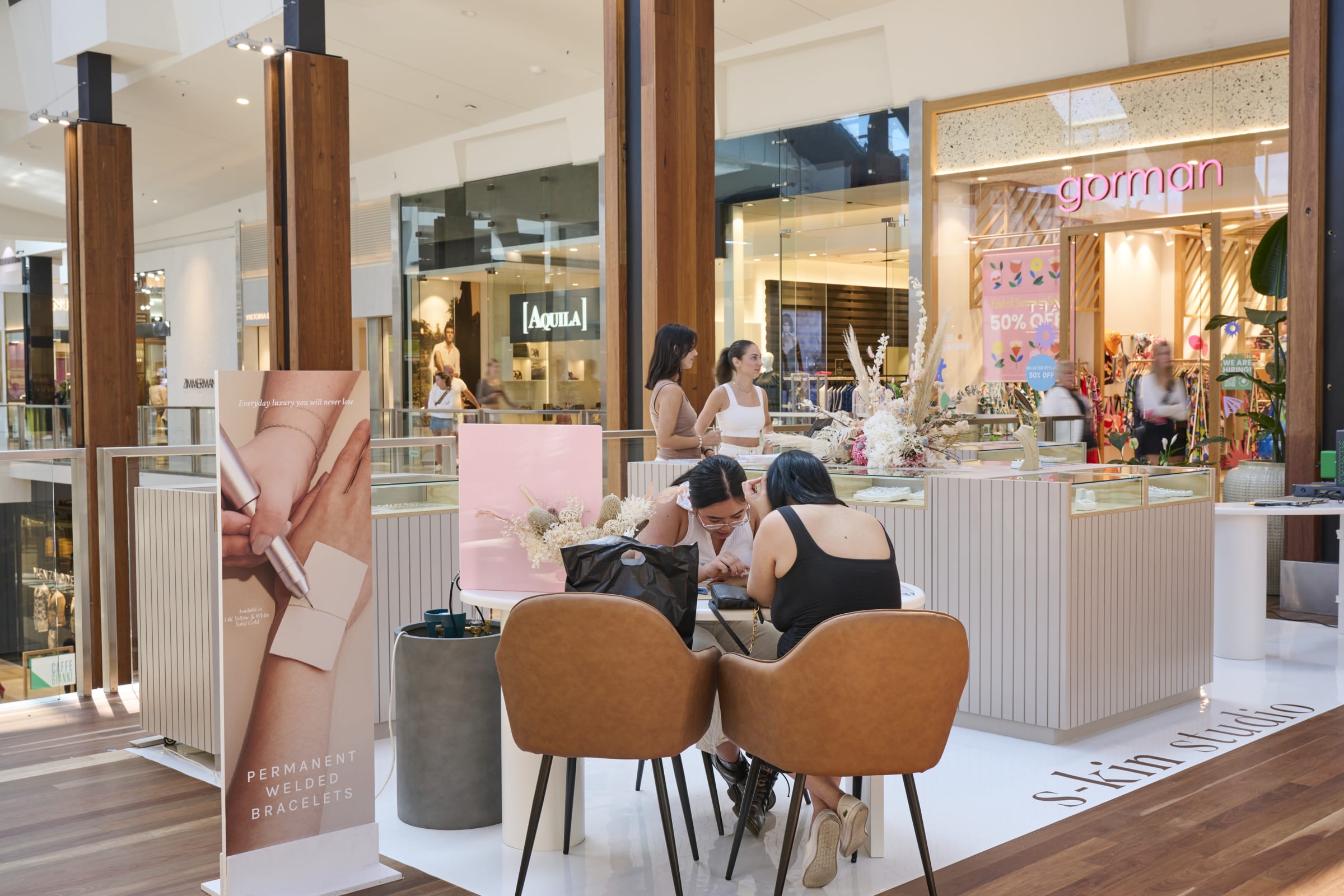 WESTFIELD Doncaster Skin Studio Pop Up Retail Feb 2023