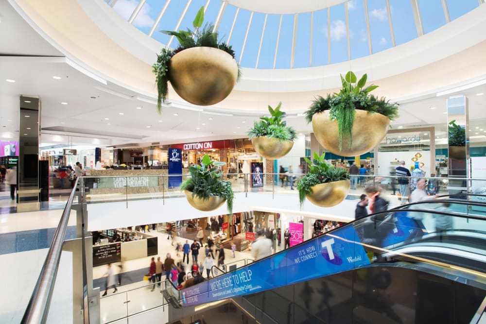 Westfield shopping arcade mall centre hi-res stock photography and