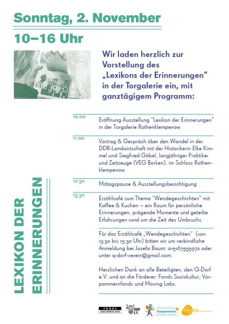Präsentation "Lexikon der Erinnerungen"