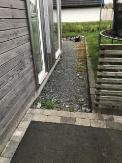 gangvei fra asfalt