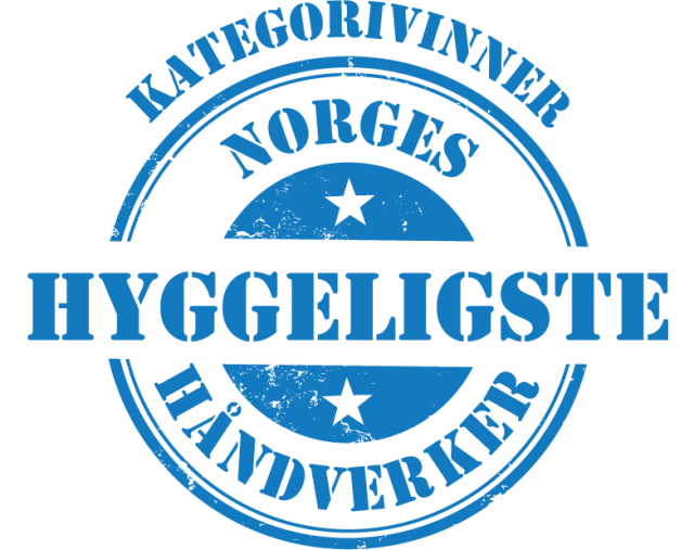 Norges Hyggeligste Håndverker - Kategorivinner logo