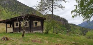 veranda hytte lu00f8ftes, se vinkel gelender
