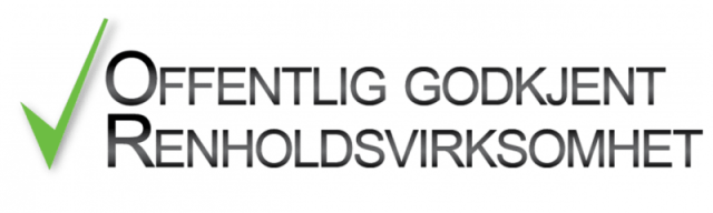 Offentlig godkjent renholdsbedrift logo