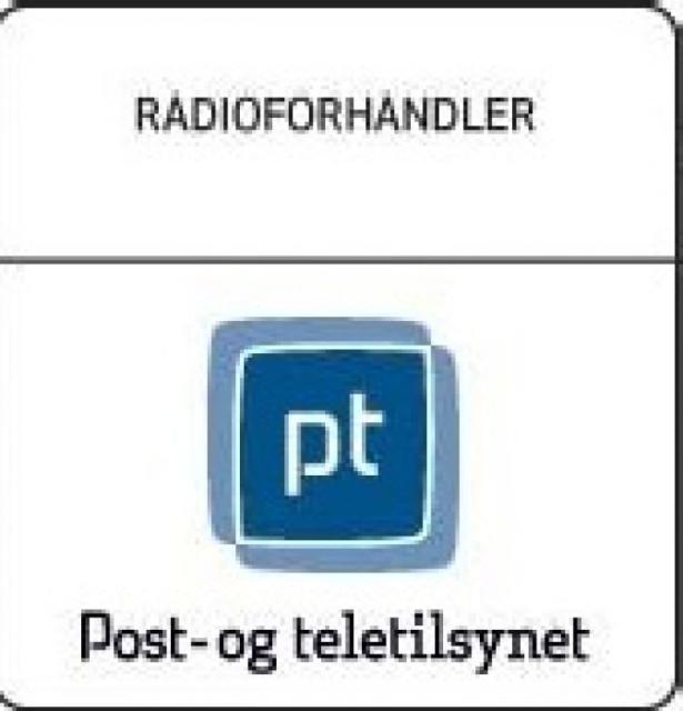 NKOM registrert radioforhandler logo