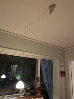 Kampeuttaket som jeg u00f8nsker flyttet bort til der lampen henger