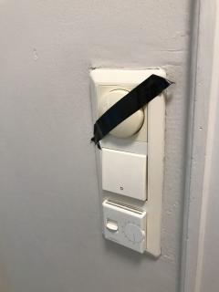 Dimmer til spotter pu00e5 bad som ikke er i bruk