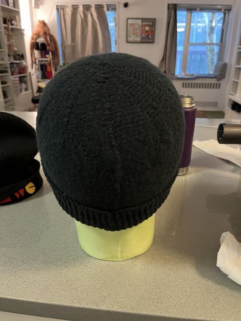 Back side of the hat.