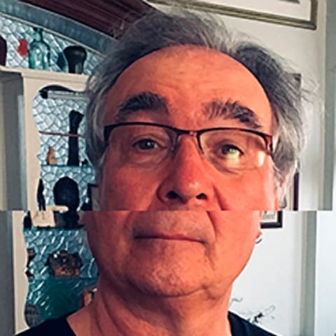 man's selfie