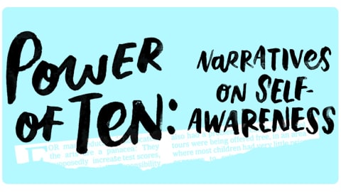 Invitation flyer. Power of Ten.