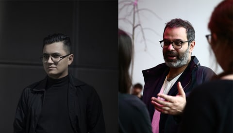 Portrait images from left to right of José Esparza Chong Cuy and Asad Raza