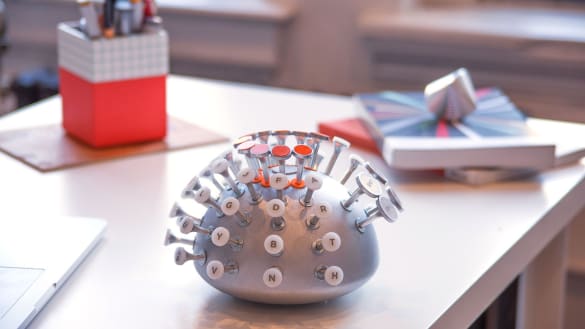 a product on a table
