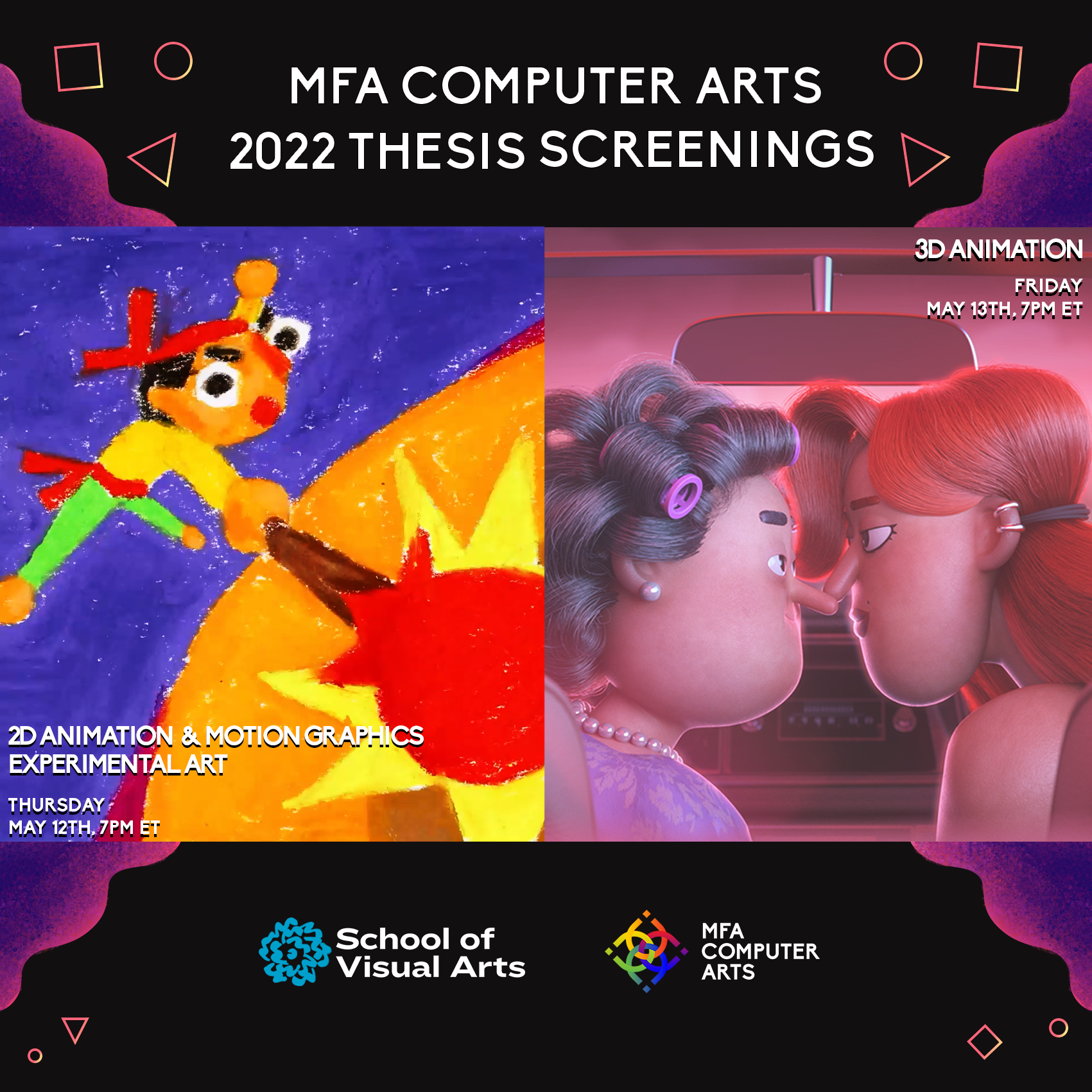 School of Visual Arts | SVA | New York City | Events & Exhibitions | MFA Computer Arts 2022 Thesis Screenings School of Visual Arts | SVA | New York City | Events & Exhibitions | MFA Computer Arts 2022 Thesis Screenings