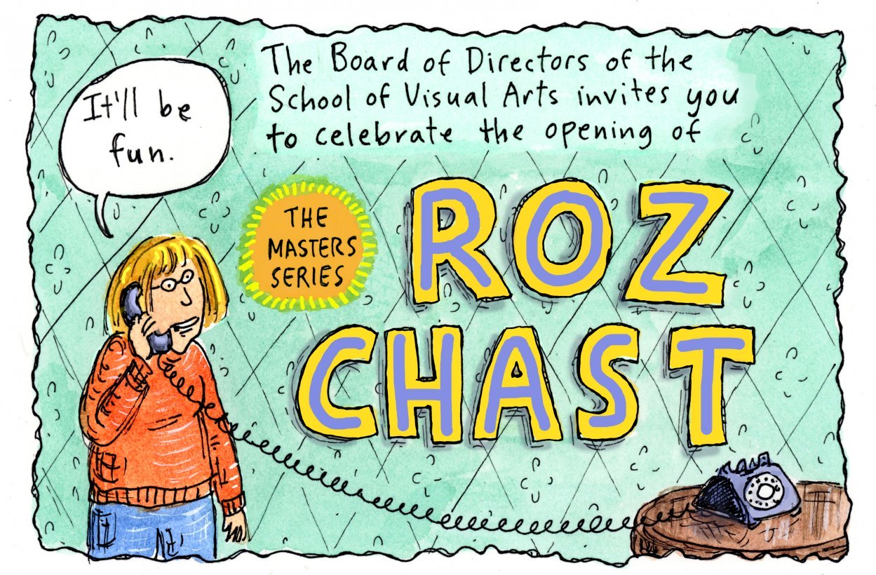 School of Visual Arts | SVA | New York City | Events & Exhibitions | The Masters Series: Roz Chast School of Visual Arts | SVA | New York City | Events & Exhibitions | The Masters Series: Roz Chast