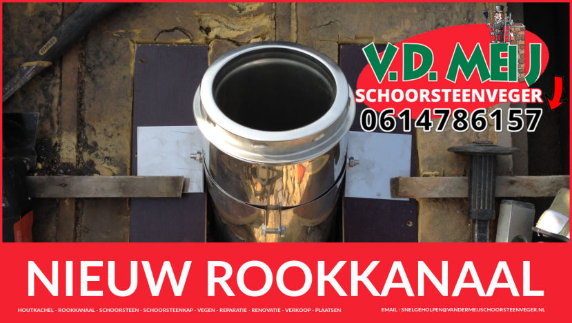 enkelwandig rookkanaal aanleggen in Aalsmeer enkel-wandig rookkanaal vervangen in Aalsmeer