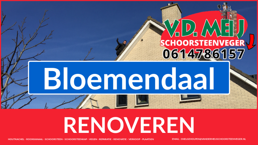 bedankt voor uw bezoek aan Van der Meij schoorsteen renovatie Bloemendaal