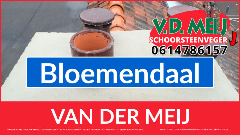 Van der Meij schoorsteen restauratie in Bloemendaal