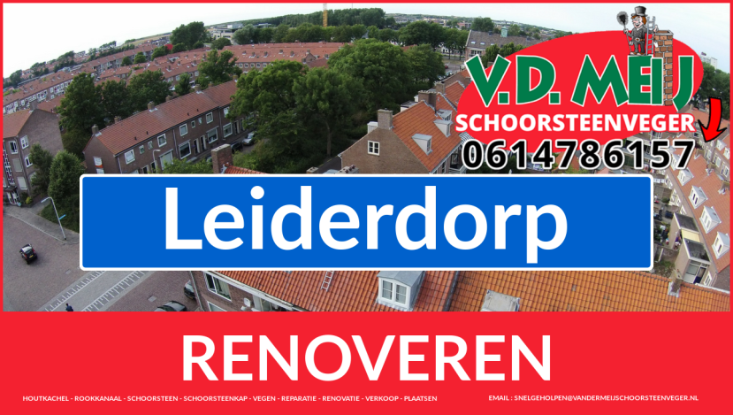 schoorsteen restauratie Leiderdorp Tot ziens bij Van der Meij schoorsteen renovatie Leiderdorp