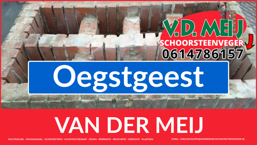 Van der Meij schoorsteen renovatie in Oegstgeest