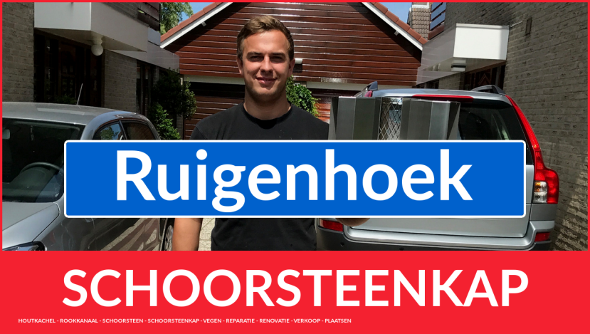 schoorsteenkappen plaatsen in Ruigenhoek