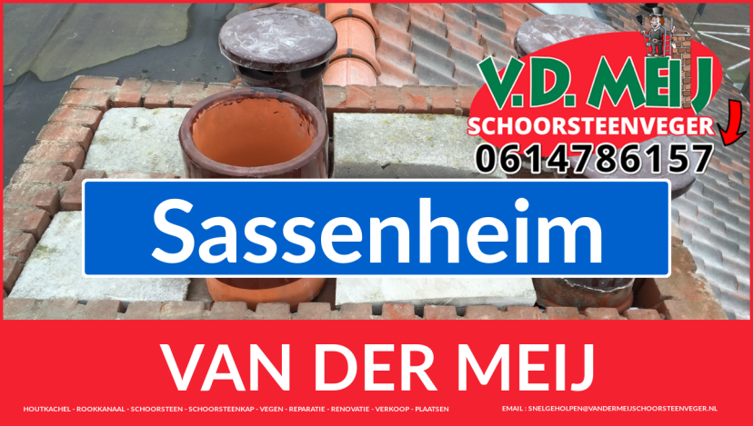 Van der Meij schoorsteen restauratie in Sassenheim