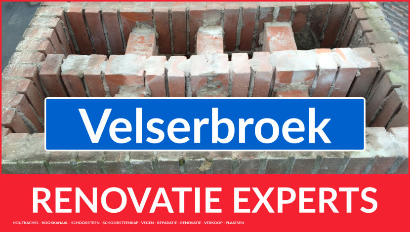 totale schoorsteenrenovatie Velserbroek volledige schoorsteen renovatie in Velserbroek