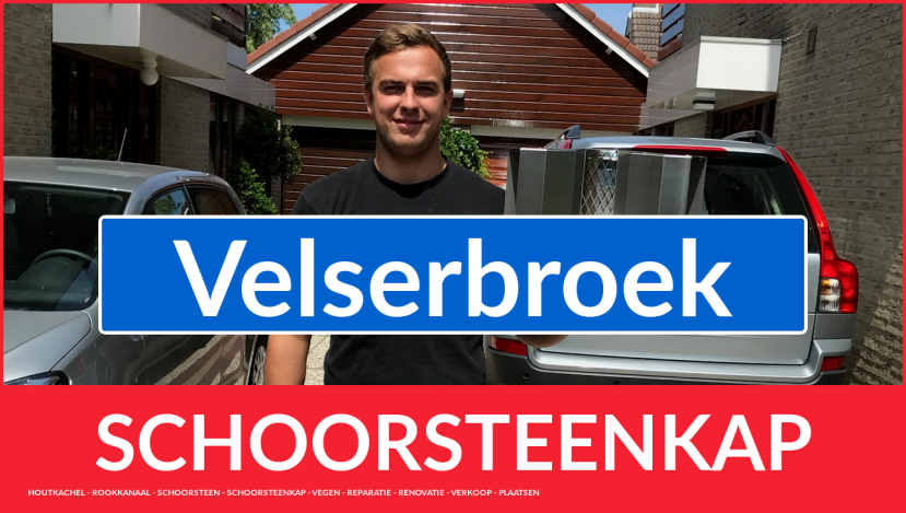 schoorsteen kap plaatsen in Velserbroek