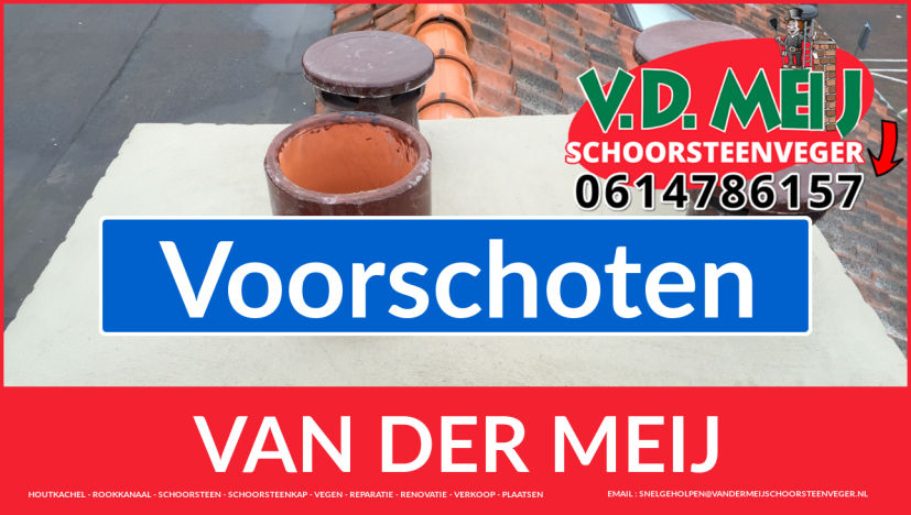 Van der Meij schoorsteen restauratie in Voorschoten